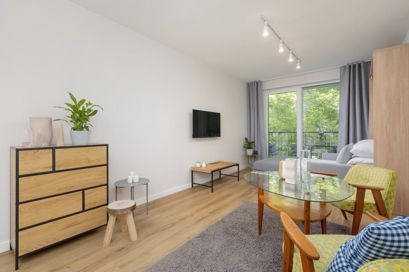 Apartment Ap With A Balcony- Podgorze- Kalwaryjska 34 Krakau